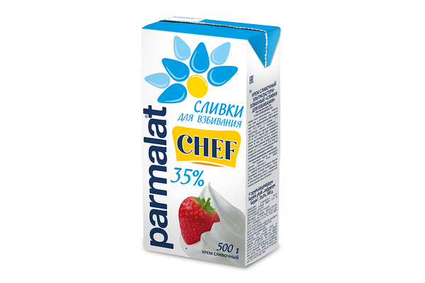 Сливки для взбивания Parmalat Chef 35%