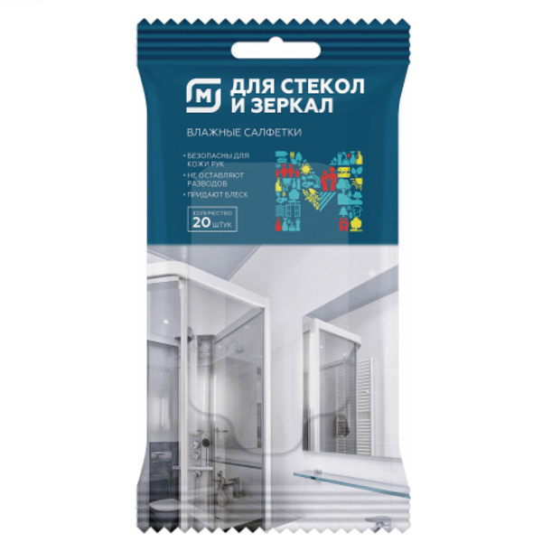Влажные салфетки Магнит для стекол и зеркал