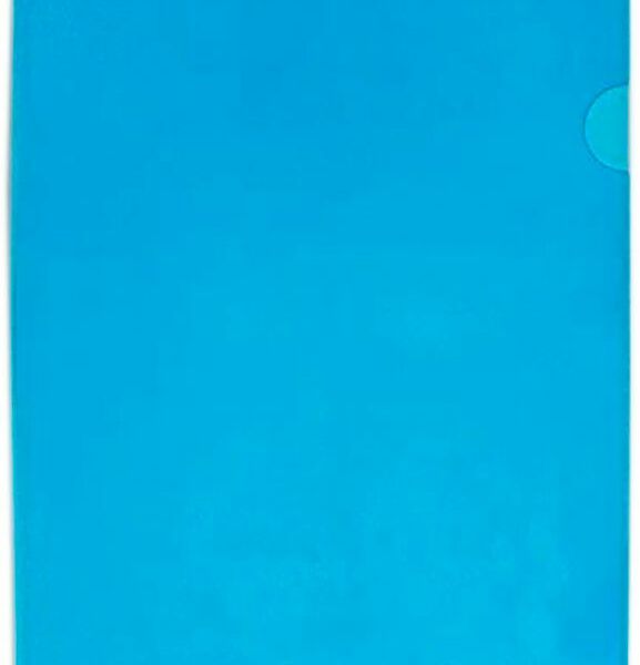 Папка-уголок Sponsor жесткая прозрачная A4 в ассортименте