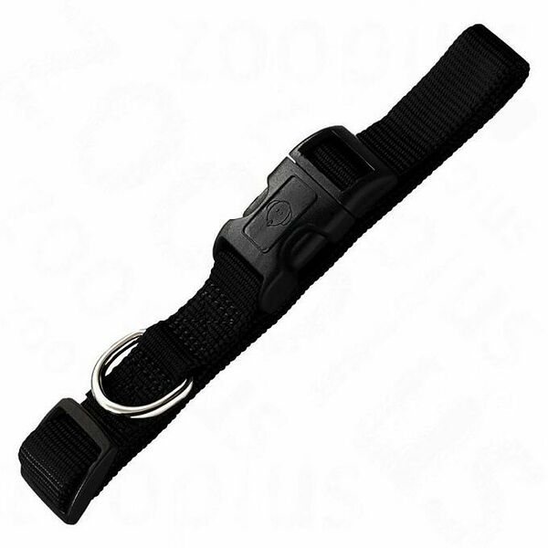 Hunter ошейник нейлоновый Smart Ecco 30 - 45 см., Черный