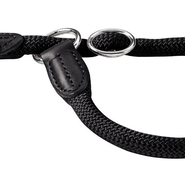 Hunter ошейник-удавка нейлоновый Freestyle круглый 60 см., Черный