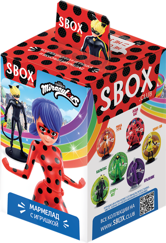 

Мармелад Sweet box Леди Баг с игрушкой в ассортименте 10 г