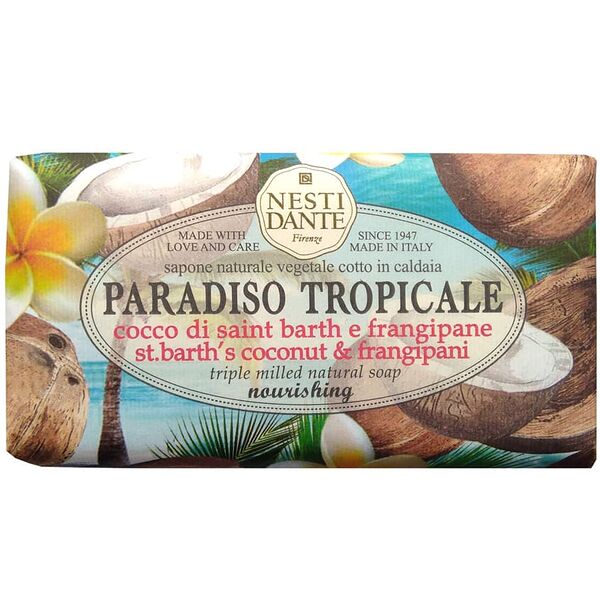NESTI DANTE Paradiso Tropicale Мыло Кокос и Франжипани, 250 г