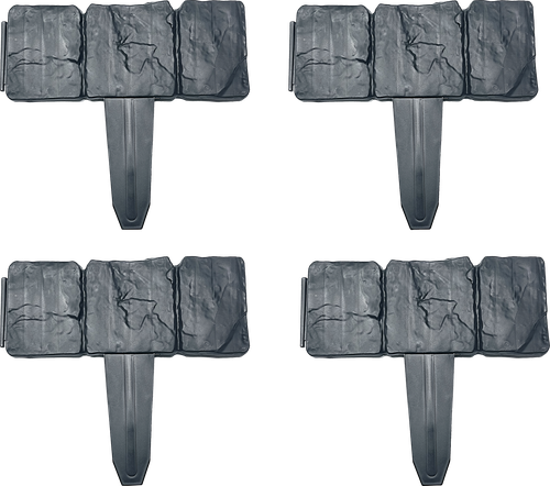 

Ограждение садовое декоративное GIARDINO CLUB 25,3х23см, Арт. 1604, 4шт