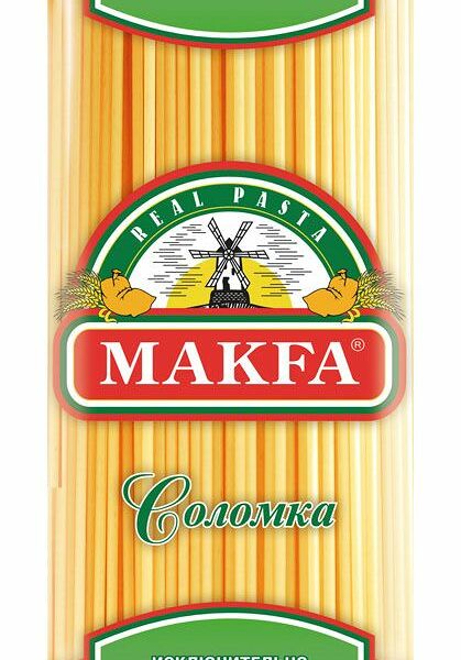 Макаронные изделия Соломка Makfa