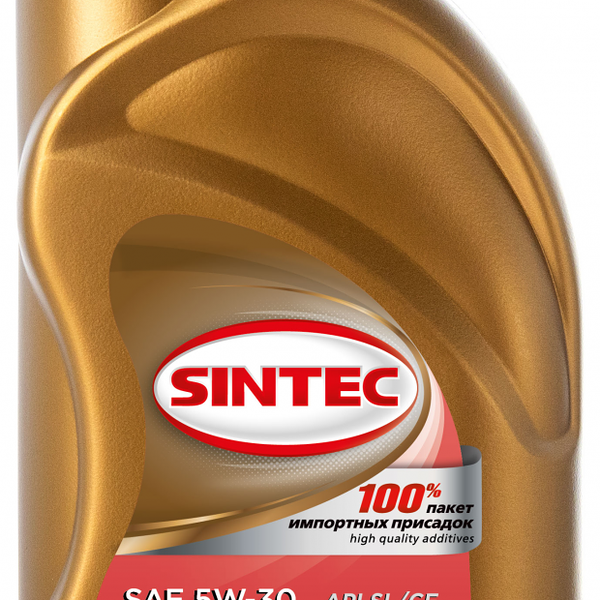 Моторное масло Sintec 5W30 Платинум GT Api SL/CF синтетическое