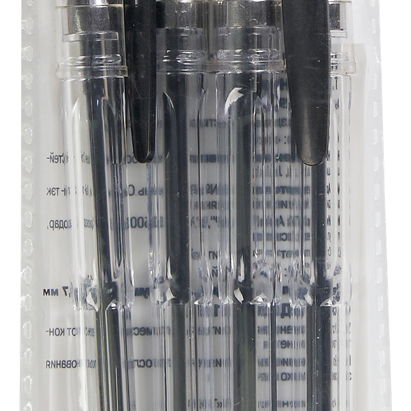 Набор гелевых ручек Магнит черный цвет 4 шт.