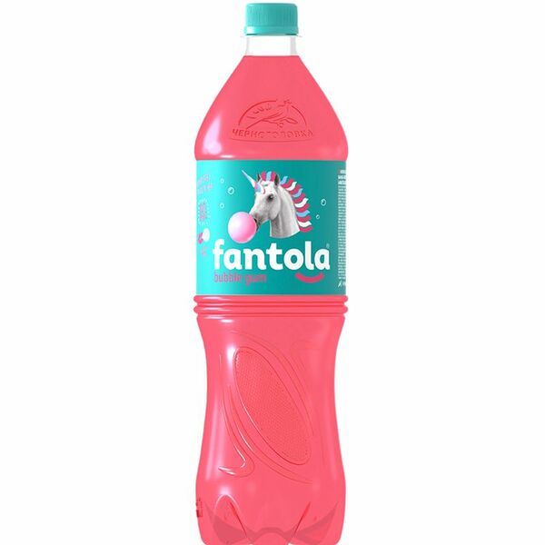 Напиток Fantola Bubble Gum сильногазированный 1 л