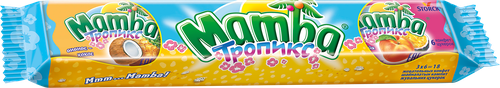 

Конфета жевательная MAMBA Тропикс, 79,5г
