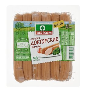 Сосиски Велком Докторские в Магнит со скидкой –51%