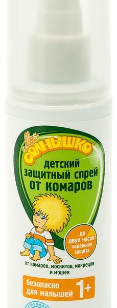 Спрей от комаров Моё солнышко детский с 3 месяцев 100 мл