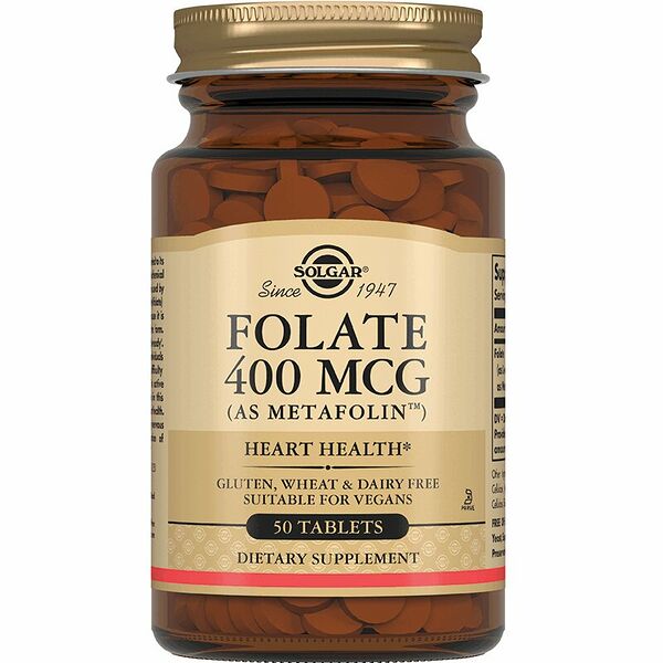 Solgar Folate таблетки 400 мкг 50 шт