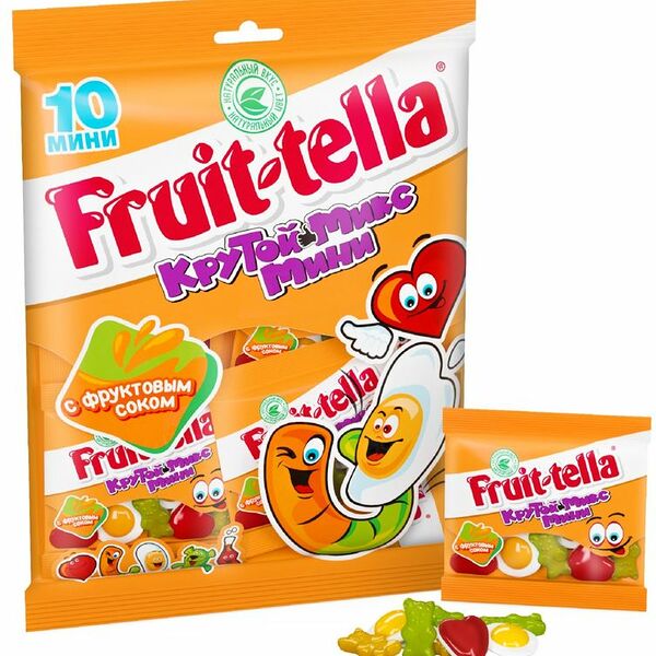 Мармелад Fruittella Крутой микс мини жевательный, 200г