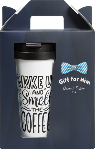 

Набор подарочный Coffee for Him Кофе и термостакан, 435г