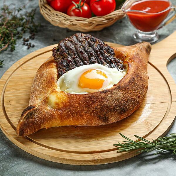 Лодочка с люля и яйцом