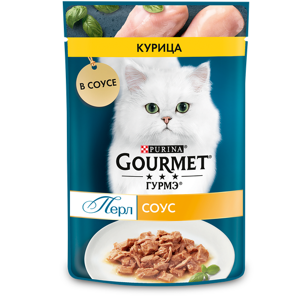 Корм консервированный для взрослых кошек Gourmet