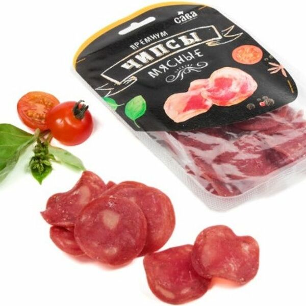 Чипсы мясные Сава Премиум копчёно-варёные, 50г