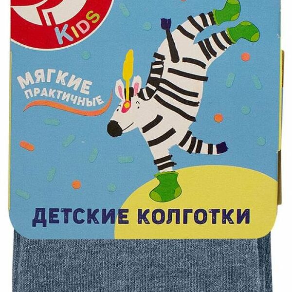 Колготки детские АШАН Красная птица синие, р.98/104