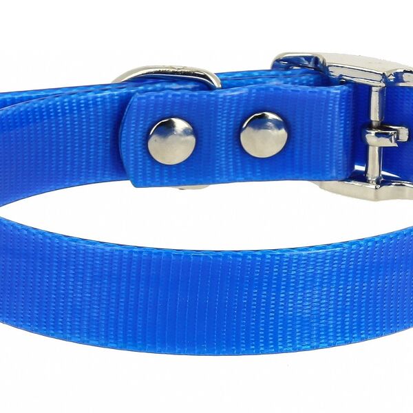 Ошейник Каскад биотан синий для собак 20 мм 25-35 см