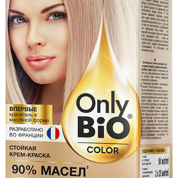 Крем-краска для волос стойкая Only Bio Color 9.3 Жемчужный блонд