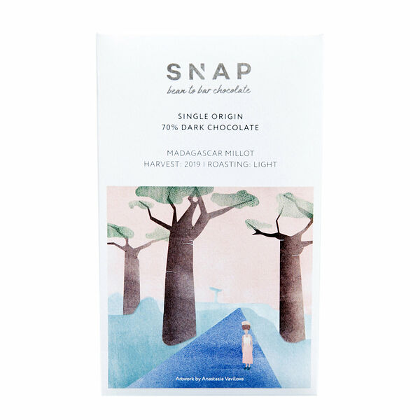 Шоколад горький 70% Single origin (Сингл ориджин) Мадагаскар ТМ Snap (Снап)