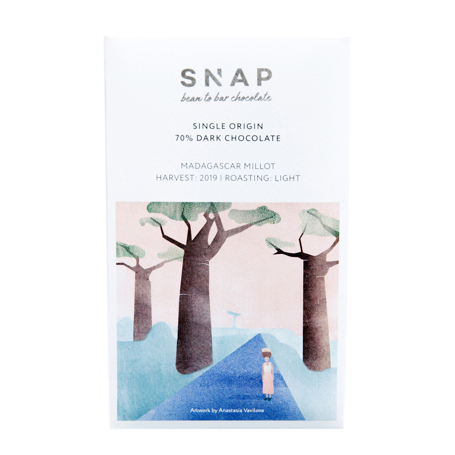 

Шоколад горький Snap Single origin Мадагаскар 70% 50 г