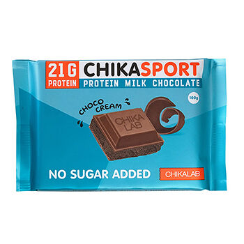 Шоколад Chikalab молочный с шоколадной начинкой 100 г, Россия