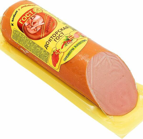 Колбаса варёная Иней Докторская категория А, 350г