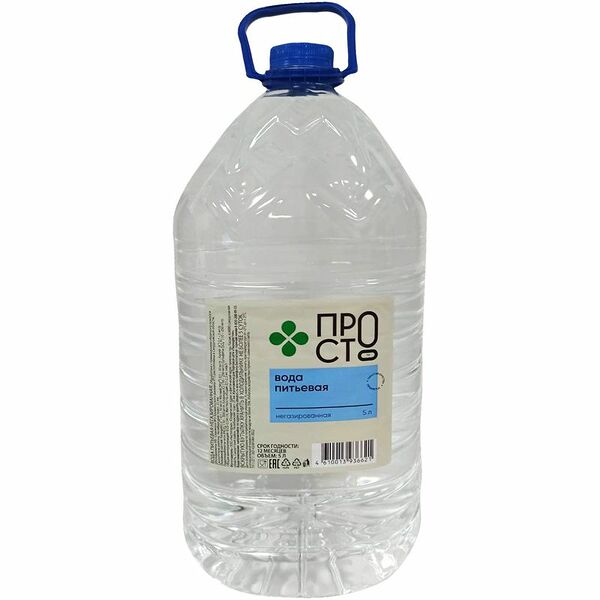 Вода питьевая негазированная Пр!ст, 5л