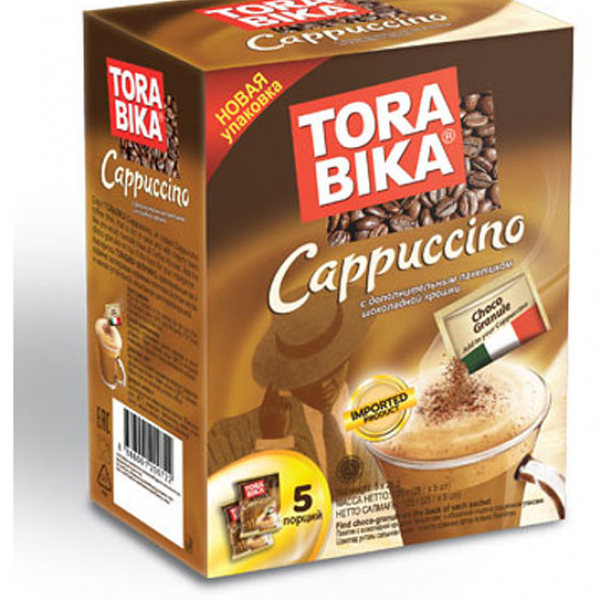 Напиток кофейный Torabika Cappuccino растворимый шоколадной крошки, 5x25 г