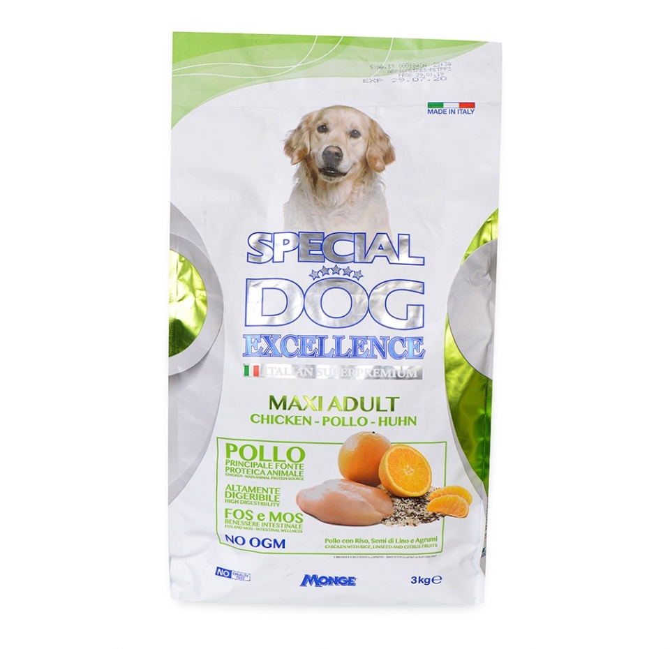 

Корм сухой Monge Excellence Dog для собак крупных пород 3 кг