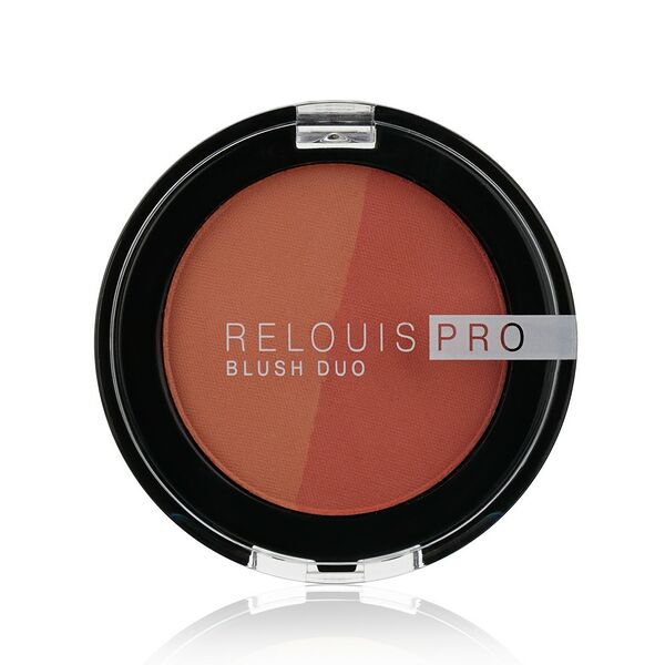 Двойные румяна для лица Relouis PRO Blush Duo 201 , 5г