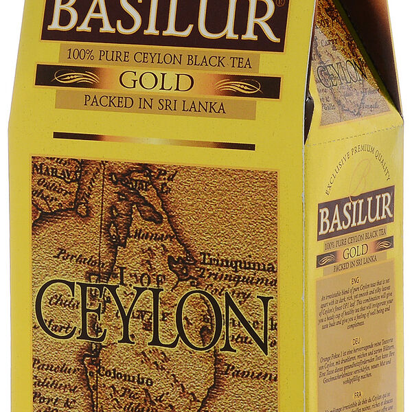 Чай Basilur черный Чайный остров Цейлон Золотой 100г