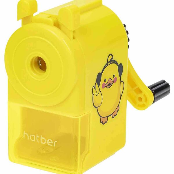 Точилка механическая Hatber Мы-утята!, 6×4,1×9 см