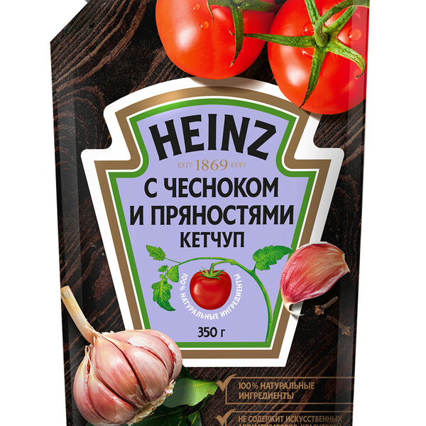 Кетчуп Heinz с чесноком и пряностями
