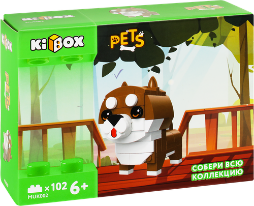 

Конструктор KIBOX Сиба-ину, 102 детали, Арт. MUK002