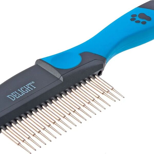 Pet Line Расческа Delight с плавающими зубьями двухсекционная 20 зубьев