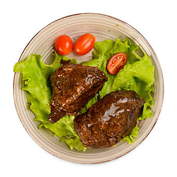 Щечки говяжьи в перечном соусе 