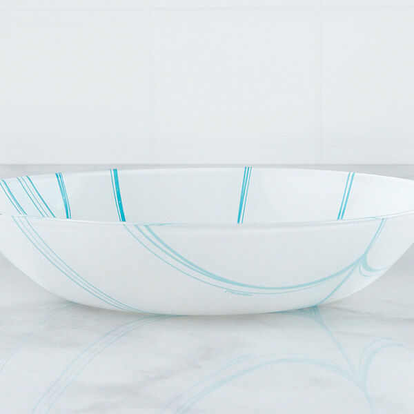 Тарелка суповая Luminarc Alaricia 20 см белый голубой