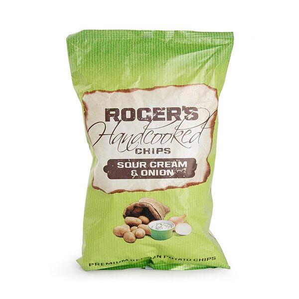 Чипсы картофельные Roger & Roger со сметаной и луком