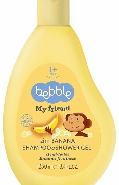 Гель-шампунь детский Bebble My Friend 2 в 1 с ароматом банана