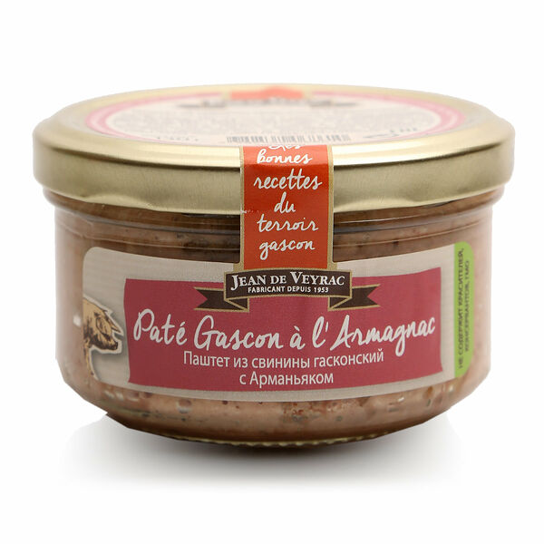 Паштет из свинины гастонский с Арманьяком ТМ Jean de Veyrac (Жан де Вейрак)