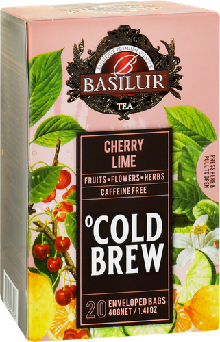 

Напиток чайный Basilur Холодные напитки со вкусом вишни и лайма 20 пак