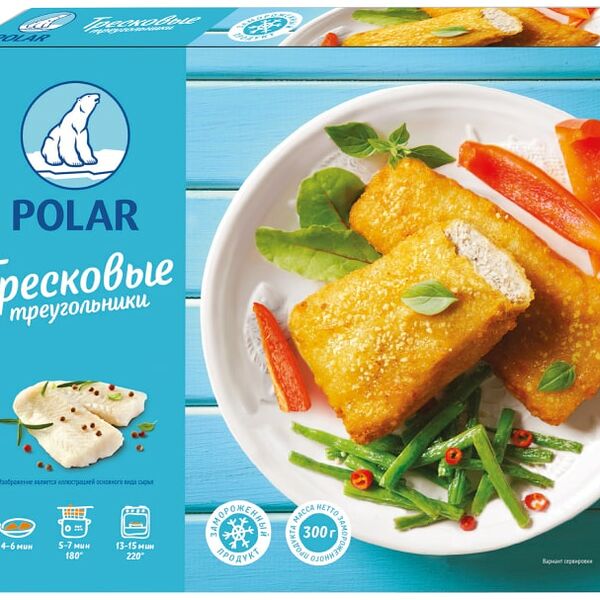 Треугольники Polar тресковые 300г