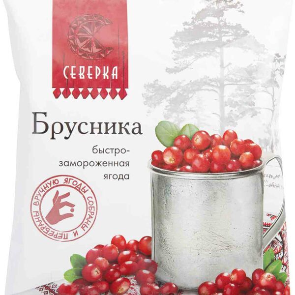 Брусника быстрозамороженная Северка