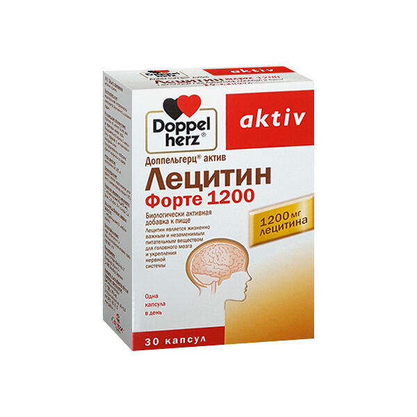 Doppelherz aktiv Лецитин Форте 1200 капсулы 30 шт