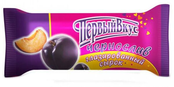 Сырок глазированный Первый вкус с черносливом 18%