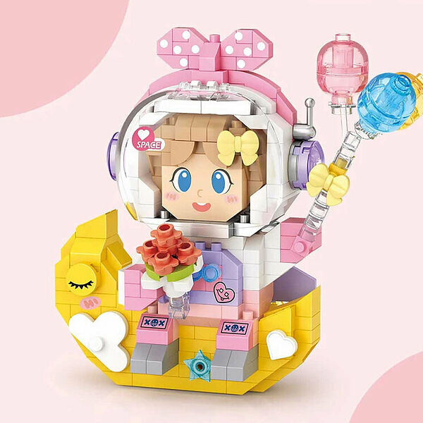 Конструктор LOZ 8828_MK Конструктор Девочка-астронавт 2.0