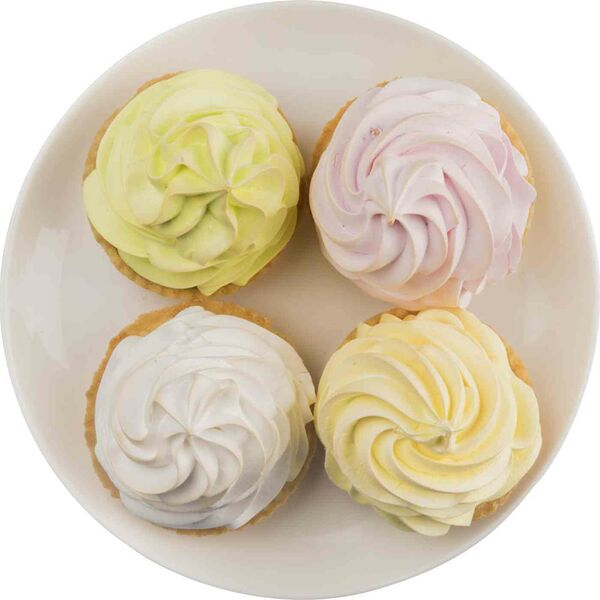Пирожные с белковым кремом Ассорти, 4 шт