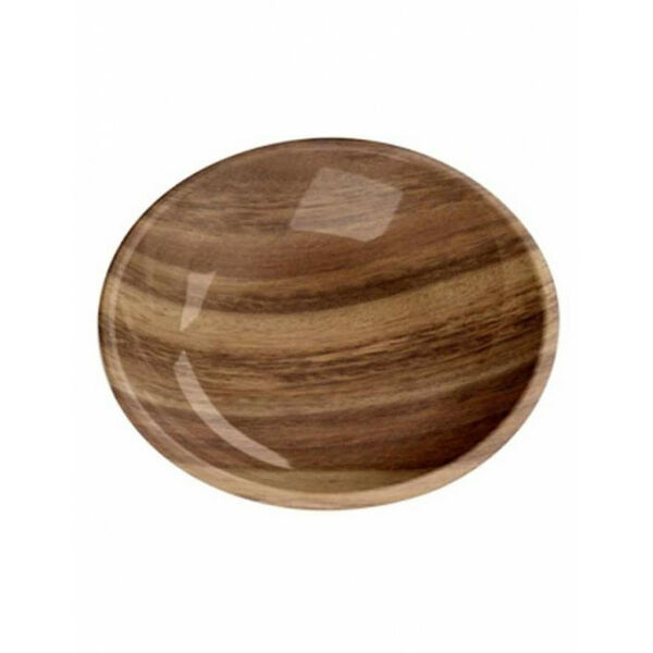 TarHong Миска для животных Acacia Wood, коричневая 180 мл